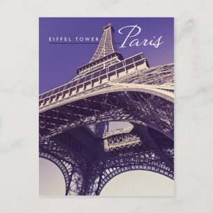 Eiffel Torn, Paris Vykort