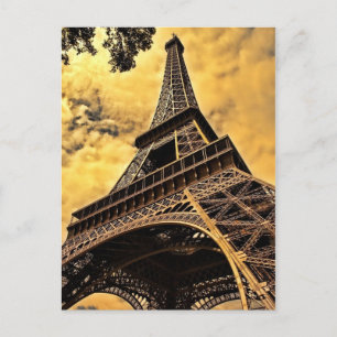 Eiffel Torn, Paris Vykort