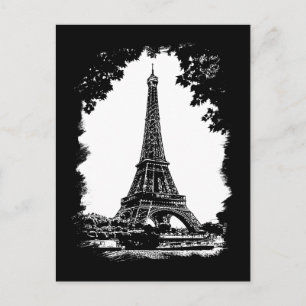 Eiffel Torn, Paris-vykort Vykort