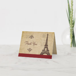Eiffel Torn Parisian Tack Kort