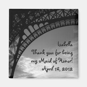 Eiffel Torn Personlig Maid of honor Magnet