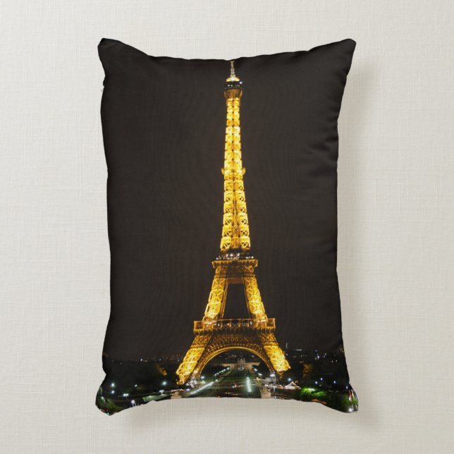 Eiffel Torn Pillow Prydnadskudde (Framsidan(Vertikal))