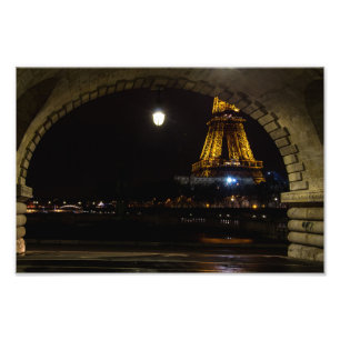 Eiffel Torn - Pont de Bir-Hakeim - Fototryck