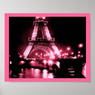 Eiffel Torn, Pont de Lena [Print] - Dubbla Rosa Poster