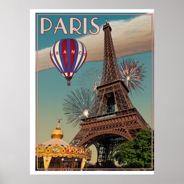 Eiffel Torn Poster (Framsidan)