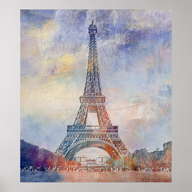 Eiffel Torn Poster (Framsidan)