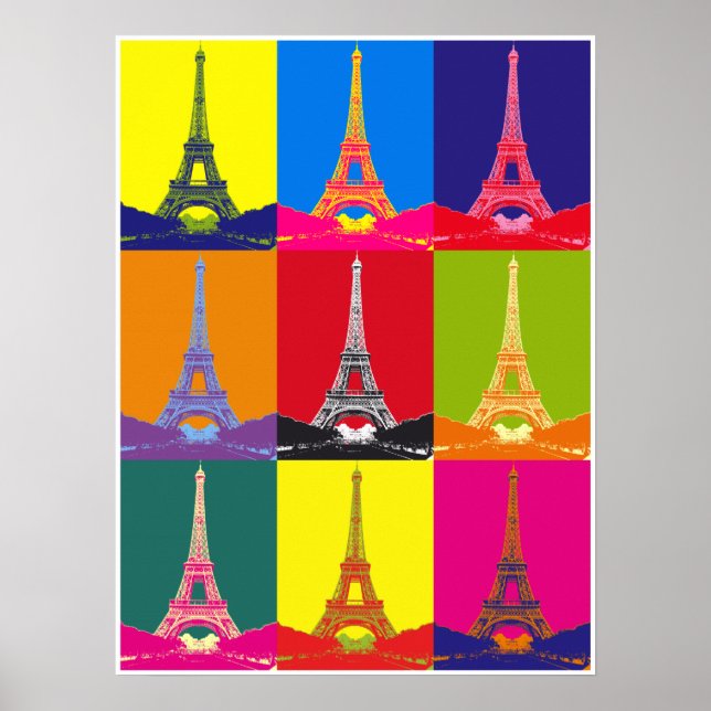 Eiffel Torn Poster (Framsidan)