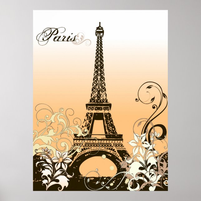 Eiffel Torn Poster (Framsidan)