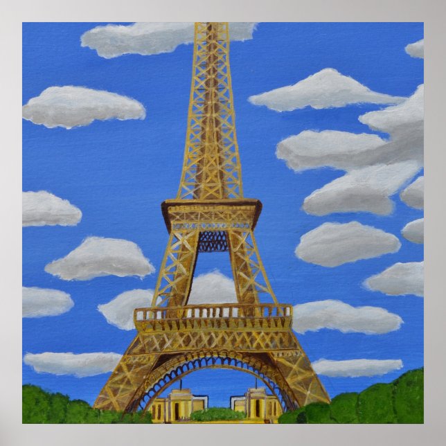 Eiffel Torn Poster (Framsidan)