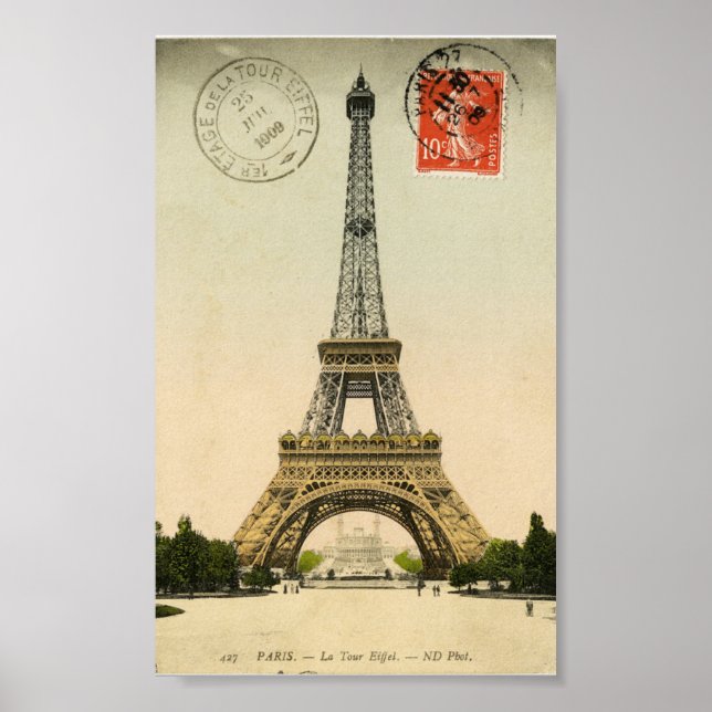 Eiffel Torn Poster (Framsidan)
