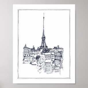 Eiffel torn poster