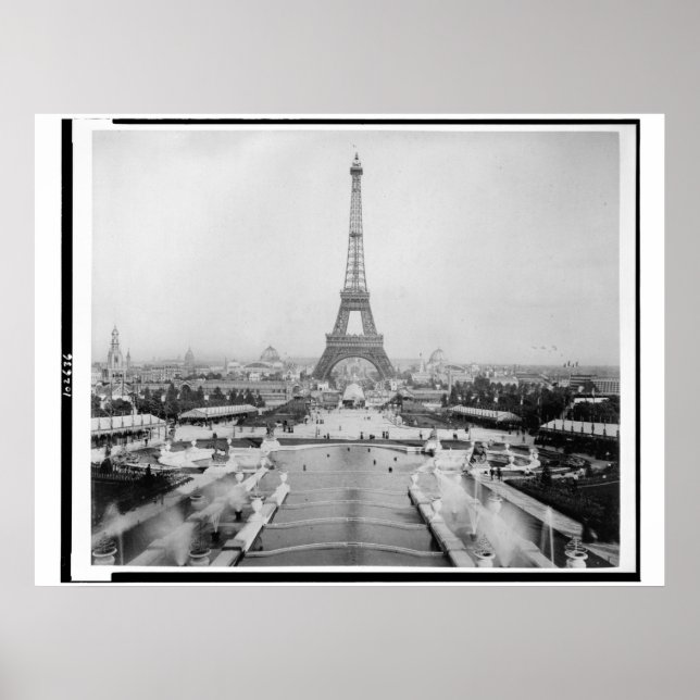 Eiffel Torn Poster 1889 (Framsidan)