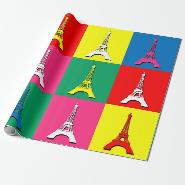 Eiffel Torn Presentpapper (Utrullad)