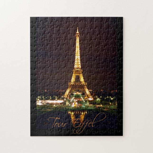 Eiffel Torn Puzzle Pussel (Vertikal)