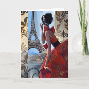 Eiffel Torn, Red Dress, Låt oss Go Kort