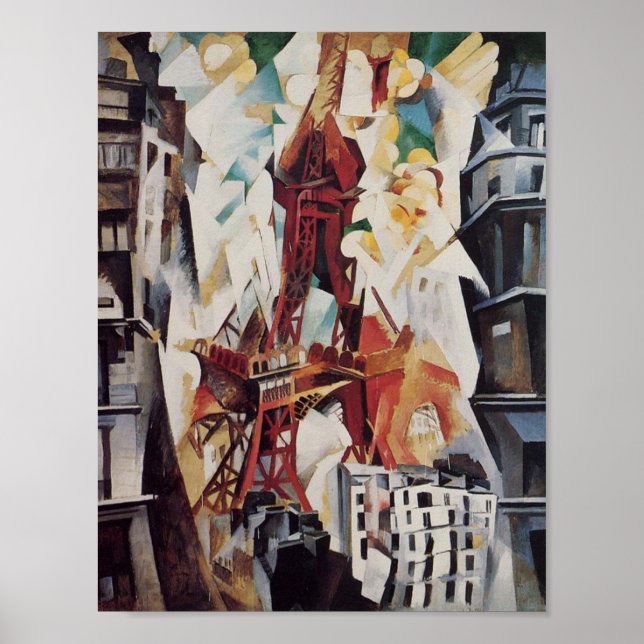 Eiffel Torn - Robert Delaunay Poster (Framsidan)