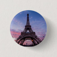 Eiffel Torn Rosa Lila Himmel