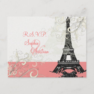 Eiffel Torn RSVP-program kräver 5 x 7 inbjudningar