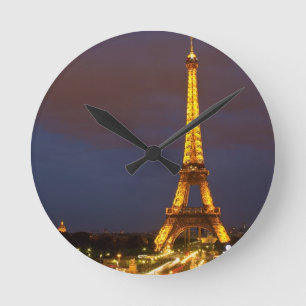 Eiffel torn rund klocka