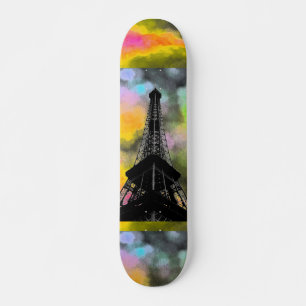 Eiffel Torn Skateboard Bräda 20 Cm