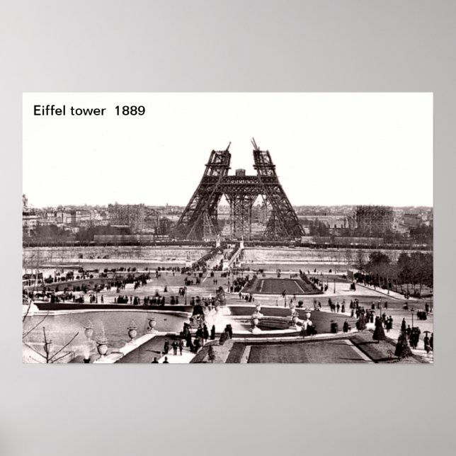 Eiffel torn Skriv ut Poster (Framsidan)