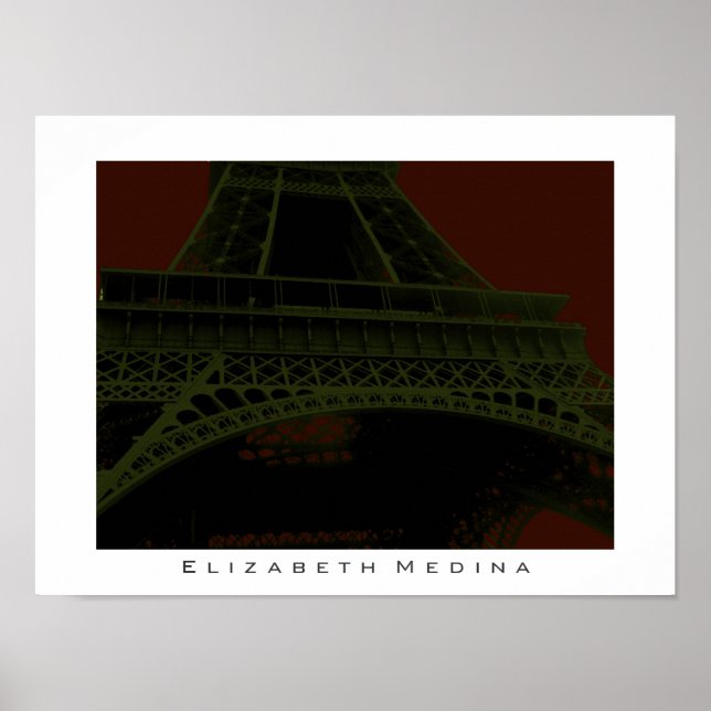 Eiffel Torn ~ Skriv ut/Poster Poster (Framsidan)