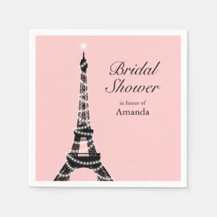 Eiffel Torn Sparkles Napkin Pappersservett