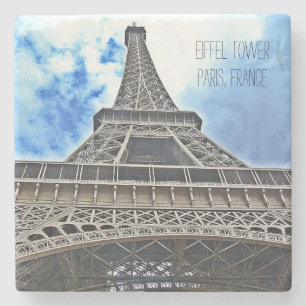 Eiffel Torn Stone Underlägg - anpassa den!