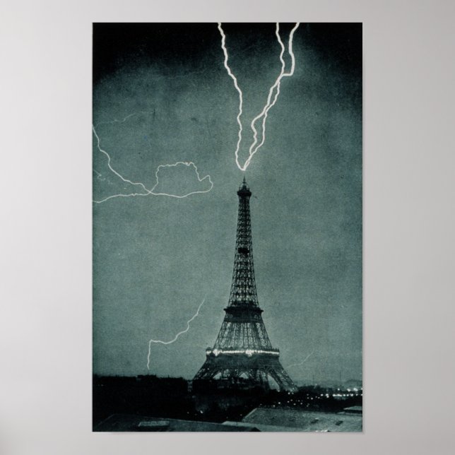 Eiffel Torn Struck Poster (Framsidan)