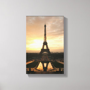 Eiffel Torn Sunrise Canvastryck