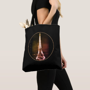 Eiffel Torn & Surreal Paris Art/kärlek Frankrike Tygkasse