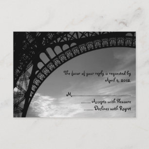 Eiffel Torn-svarskort OSA Kort