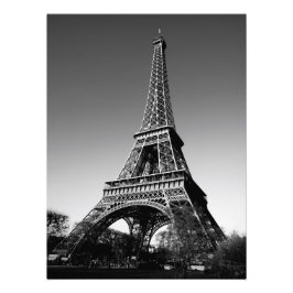 Eiffel torn svartvit foto