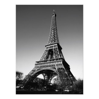 Eiffel torn svartvit foto