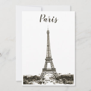 Eiffel torn svartvitt