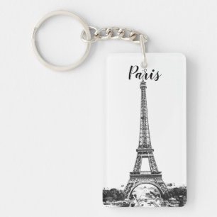 Eiffel torn svartvitt