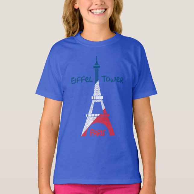 Eiffel Torn T Shirt (Framsida)
