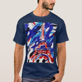 Eiffel Torn T Shirt