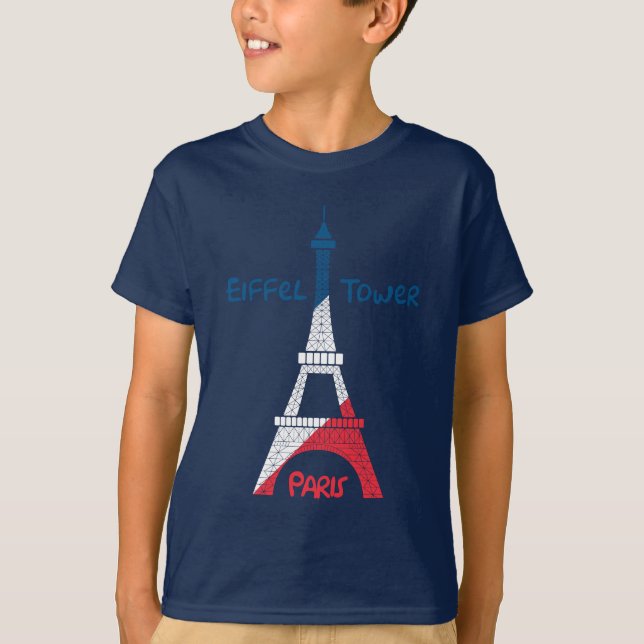 Eiffel Torn T Shirt (Framsida)