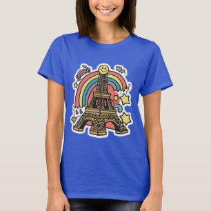 Eiffel Torn T Shirt