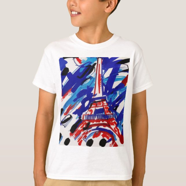 Eiffel Torn T Shirt (Framsida)