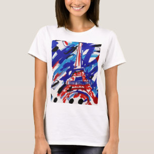 Eiffel Torn T Shirt