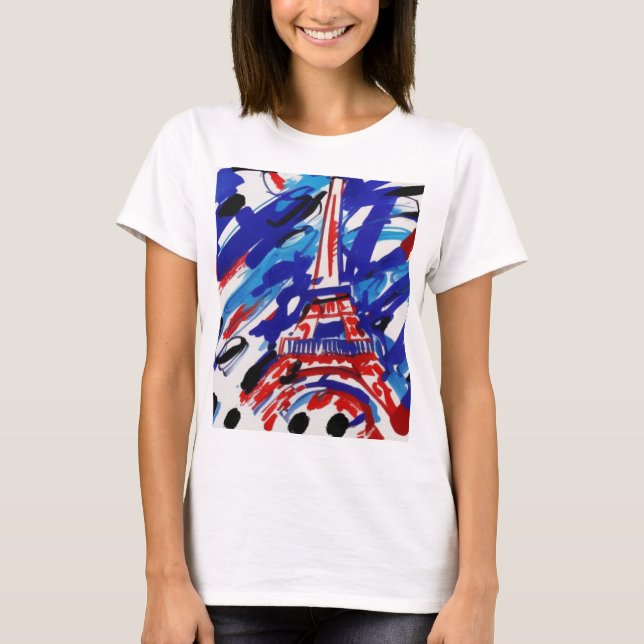 Eiffel Torn T Shirt (Framsida)