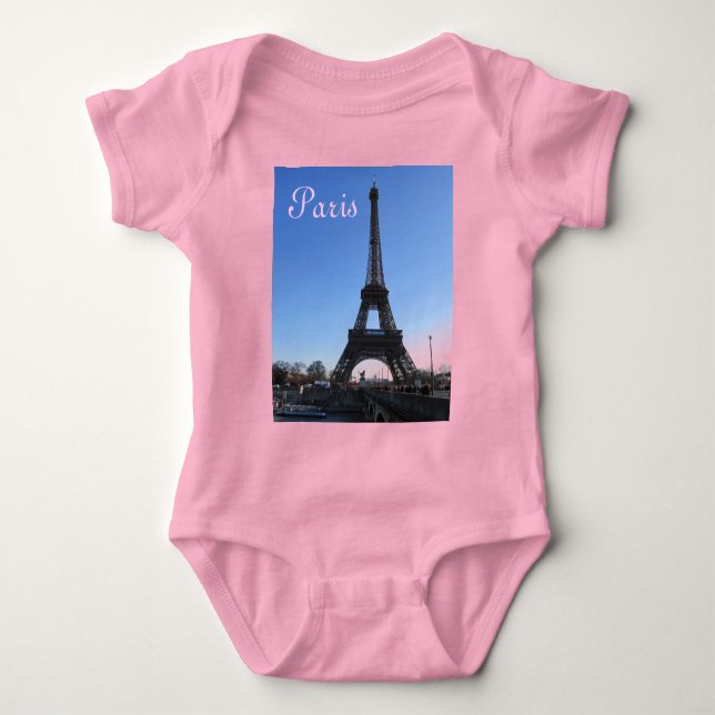 Eiffel Torn Tee Shirt (Framsida)
