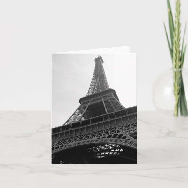 Eiffel torn - tomma notecards kort (Framsida)