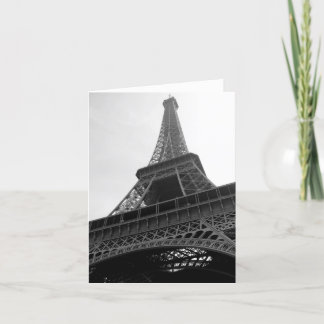 Eiffel torn - tomma notecards kort