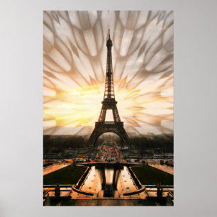 Eiffel Torn, tryckt Poster