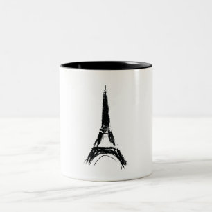 Eiffel Torn Två-Tonad Mugg
