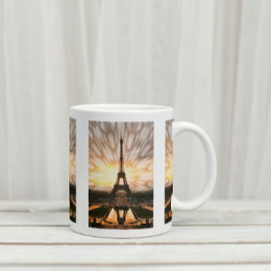 Eiffel Torn! Två-Tonad Mugg