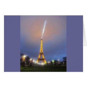 Eiffel Torn vid Dusk Hälsningskort